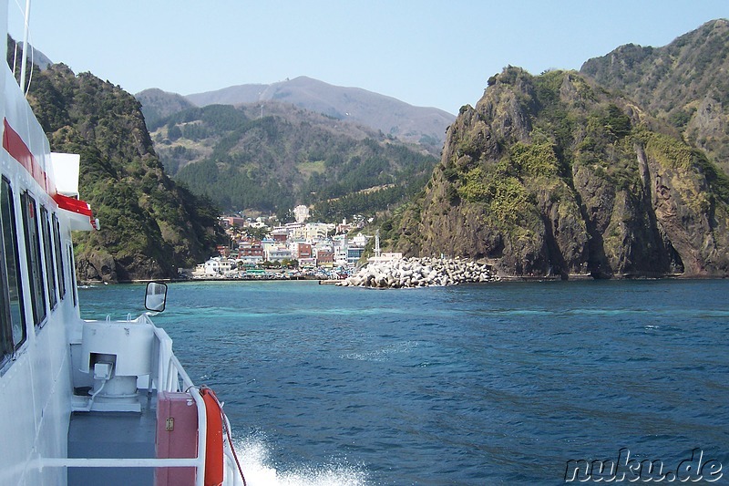 Anfahrt auf Dodong-ri, Ulleung-do