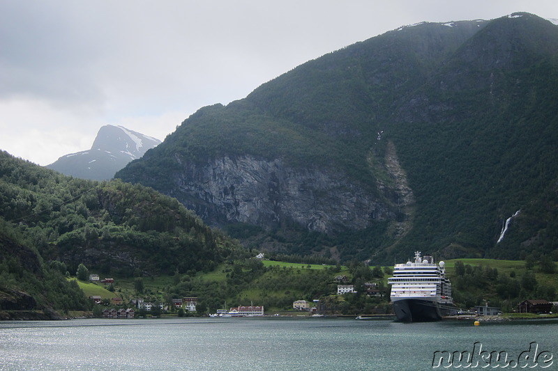 Anfahrt auf Flam, Norwegen