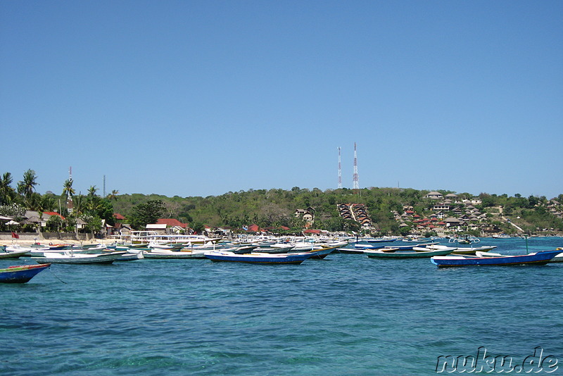 Anfahrt auf Nusa Lembongan