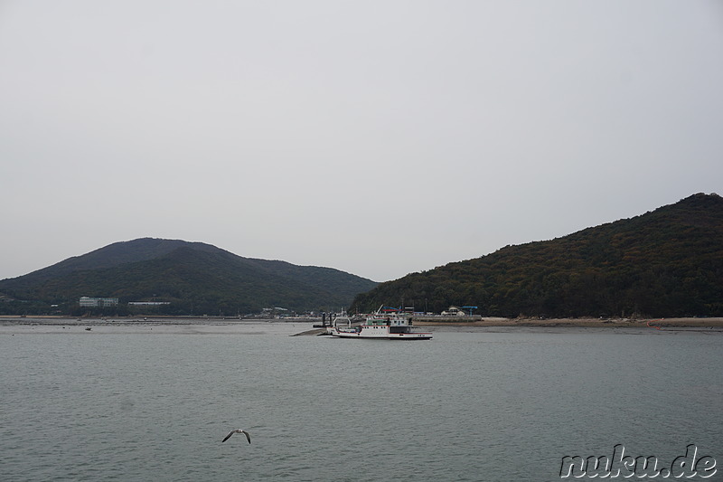 Anfahrt von Muuido Island, Korea