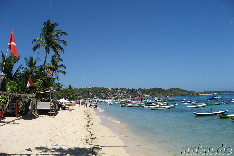 Ankunft auf Nusa Lembongan, Indonesien