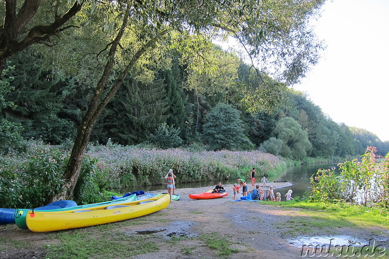 Ankunft im Adventure Camp