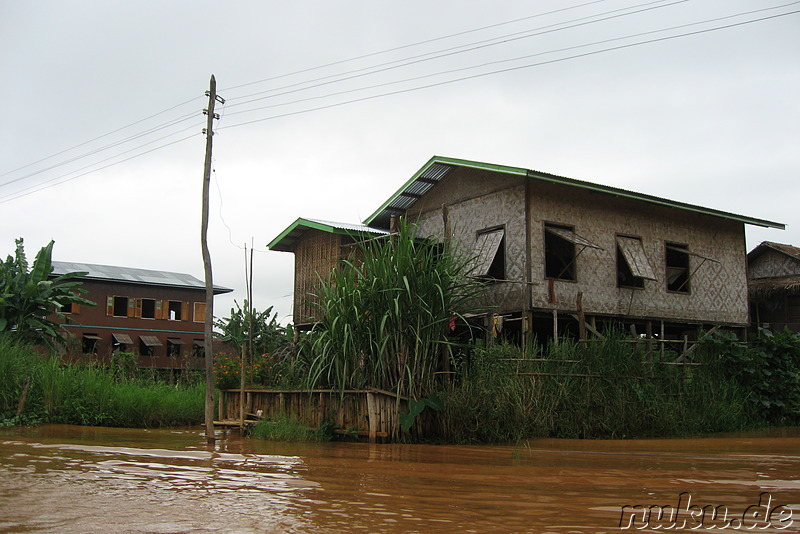 Ankunft in Ywama, Myanmar