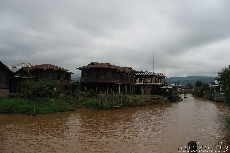 Ankunft in Ywama, Myanmar