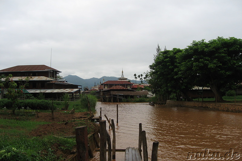 Ankunft in Ywama, Myanmar