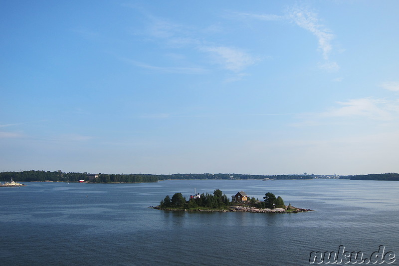 Ankunft mit der Fähre in Helsinki