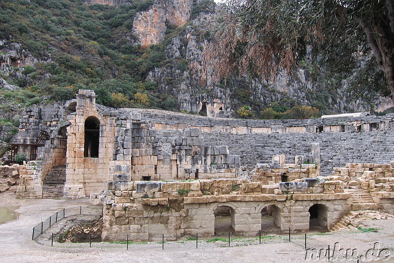 Antikes Theater in Myra, Türkei