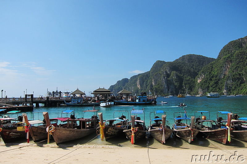 Ao Ton Sai Bay auf Ko Phi Phi, Thailand