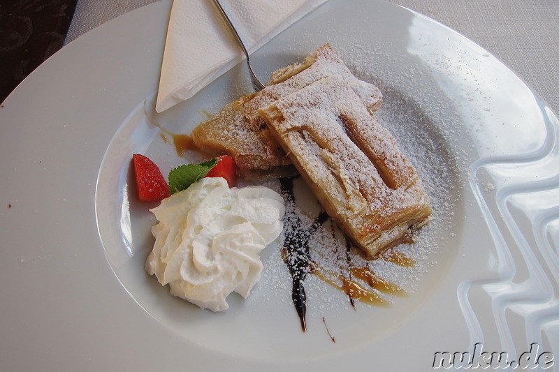 Apfelstrudel in Karlsbad, Tschechien