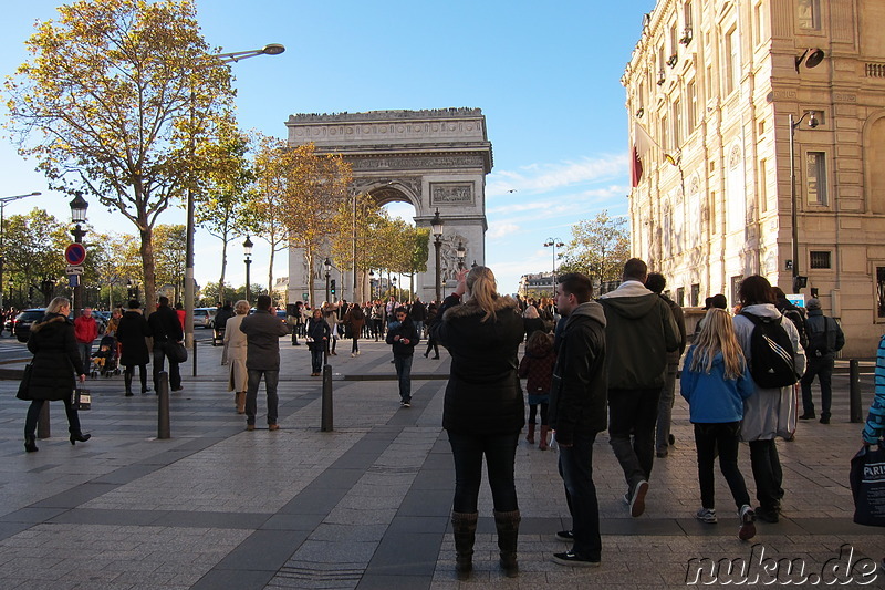 Arc de Triomphe in Paris, Frankreich