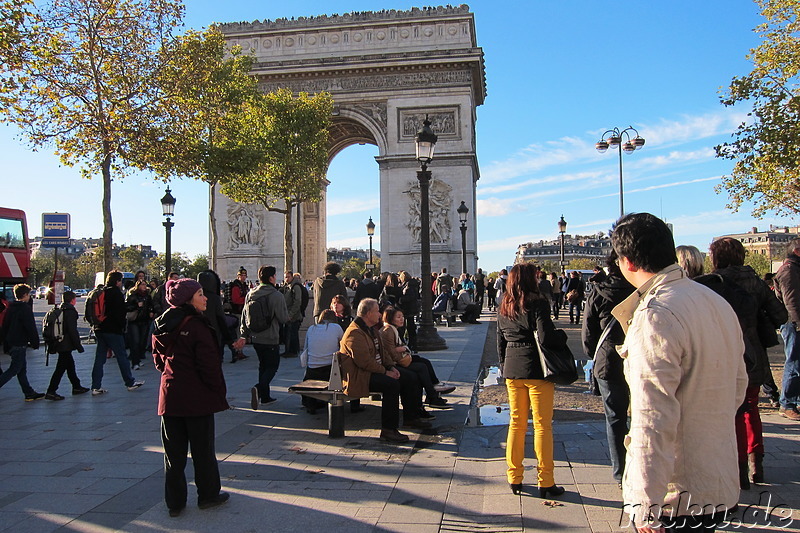 Arc de Triomphe in Paris, Frankreich