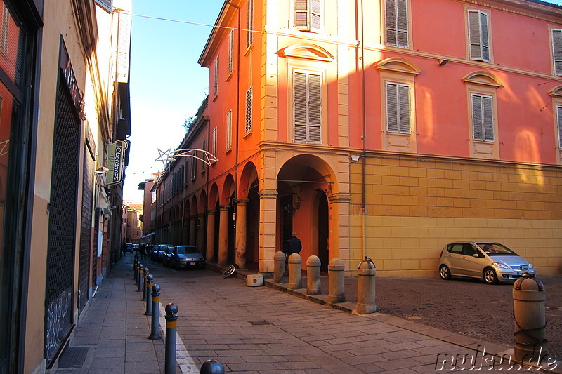 Arkaden in Bologna, Italien