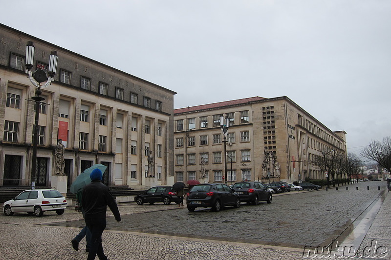 Auf dem Campus der Universität Coimbra - Velha Universidade, Coimbra, Portugal