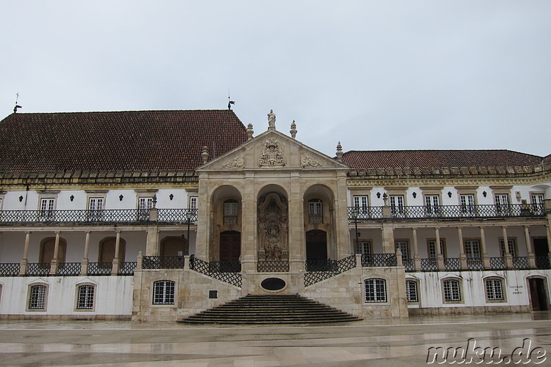 Auf dem Campus der Universität Coimbra - Velha Universidade, Coimbra, Portugal