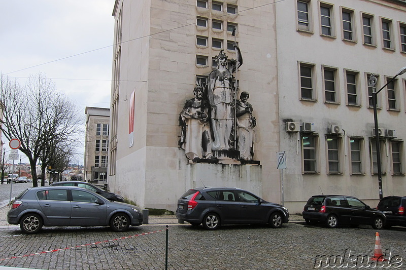 Auf dem Campus der Universität Coimbra - Velha Universidade, Coimbra, Portugal