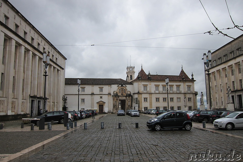 Auf dem Campus der Universität Coimbra - Velha Universidade, Coimbra, Portugal