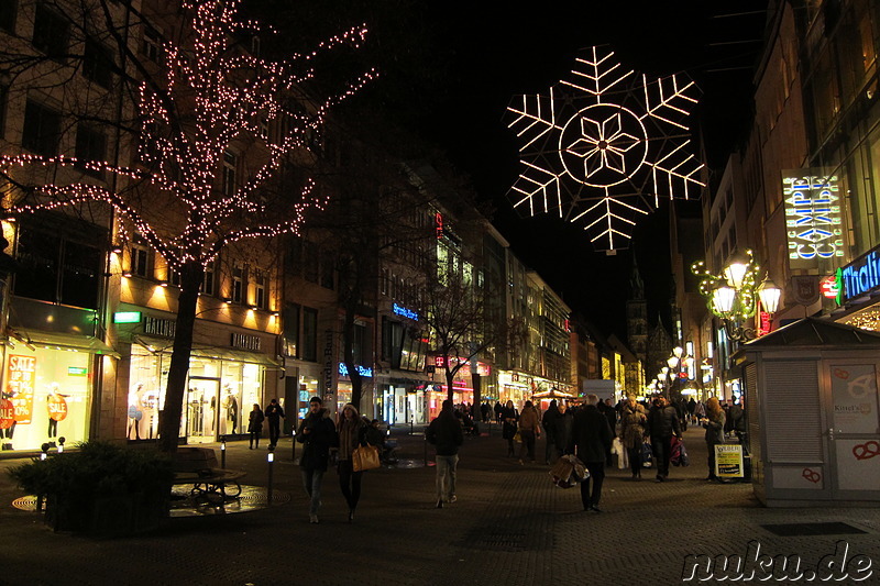 Auf dem Christkindlesmarkt in Nürnberg