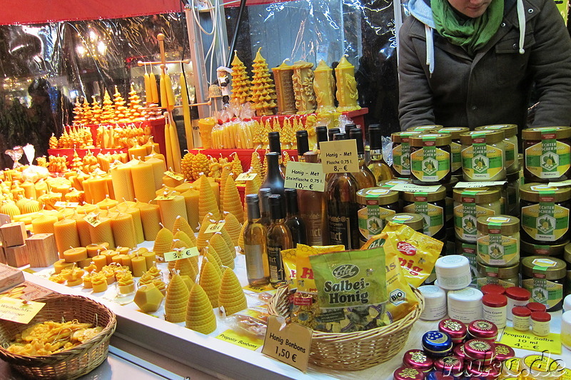 Auf dem Christkindlesmarkt in Nürnberg