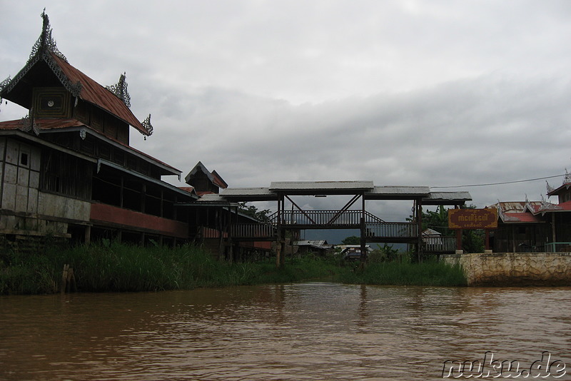 Auf dem Inle Lake zwischen Inthein und Tha Lay, Myanmar