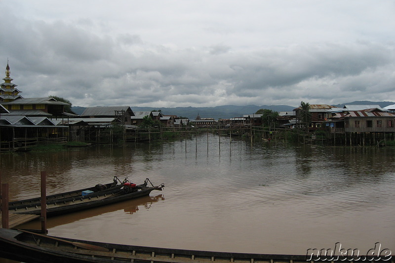 Auf dem Inle Lake zwischen Inthein und Tha Lay, Myanmar