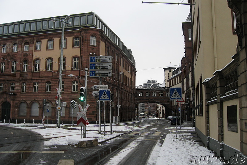 Auf dem Weg in Richtung Römer, Frankfurt