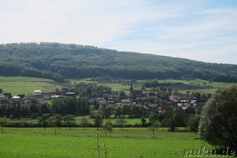 Auf dem Weg nach Lohndorf in der fränkischen Schweiz