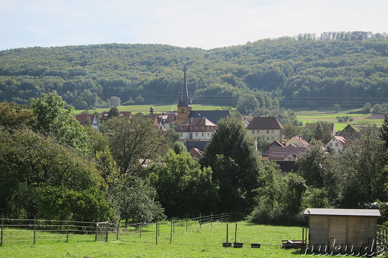 Auf dem Weg nach Lohndorf in der fränkischen Schweiz