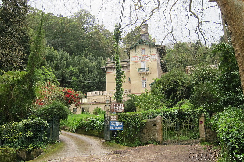 Auf dem Weg zum Castelo dos Mouros in Sintra, Portugal