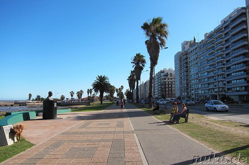 Auf dem Weg zum Castillo Pitamiglio in Montevideo, Uruguay