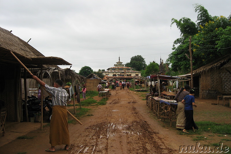 Auf dem Weg zum Nyaung Ohak und zur Shwe Inn Thein Paya