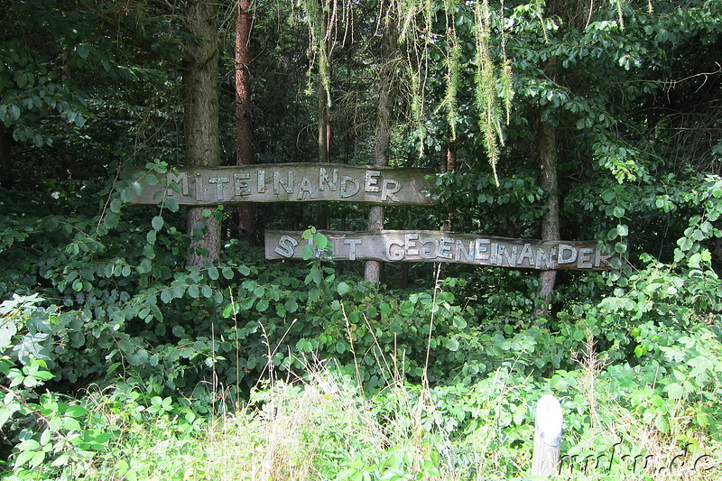 Auf dem Weg zum  Sängerehrenmal des Fränkischen Sängerbundes bei Lohndorf