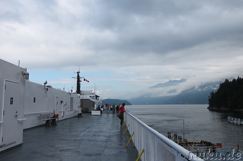 Auf der Fähre nach Vancouver Island, Kanada