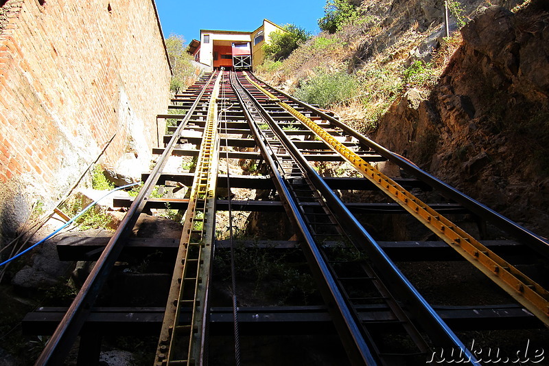 Aufzugsanlagen in Valparaiso, Chile