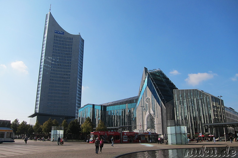 Augustusplatz in Leipzig, Sachsen