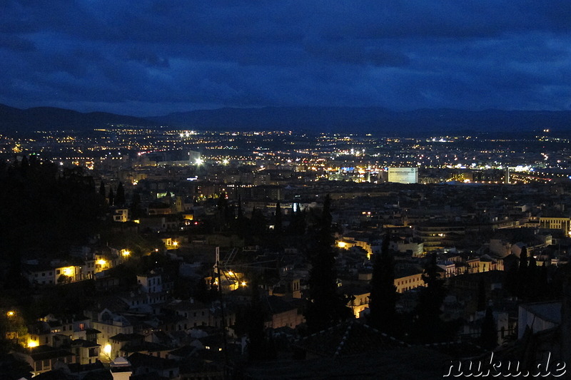 Ausblick auf Granada vom Mirador de San Nicolas