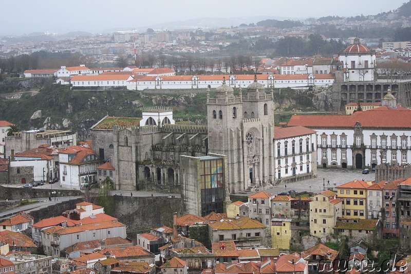 Ausblick auf Porto vom Torre dos Clerigos