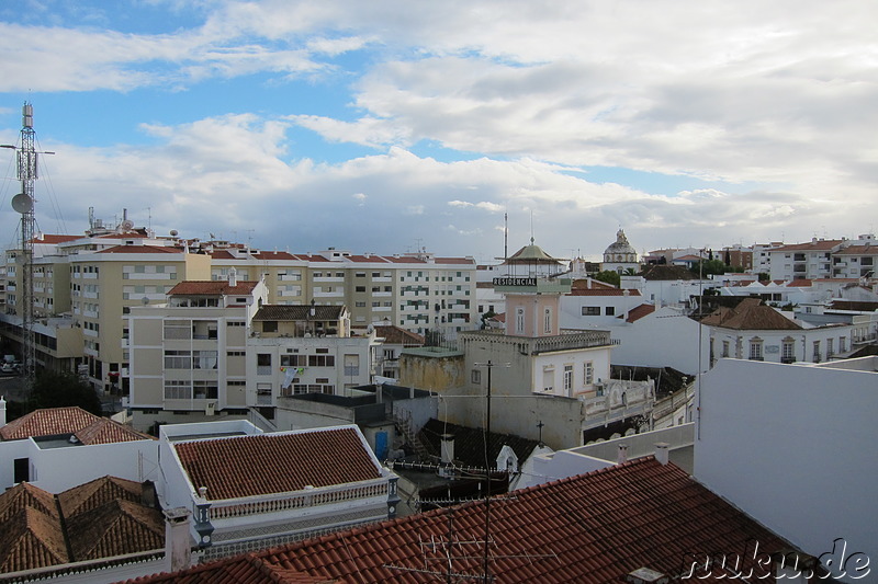 Ausblick auf Tavira von der Burg