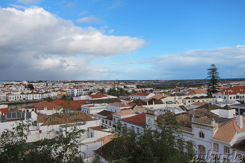 Ausblick auf Tavira von der Burg