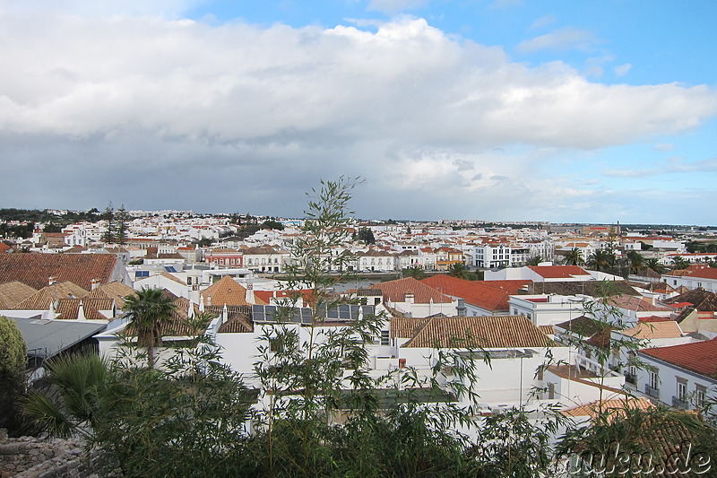 Ausblick auf Tavira von der Burg