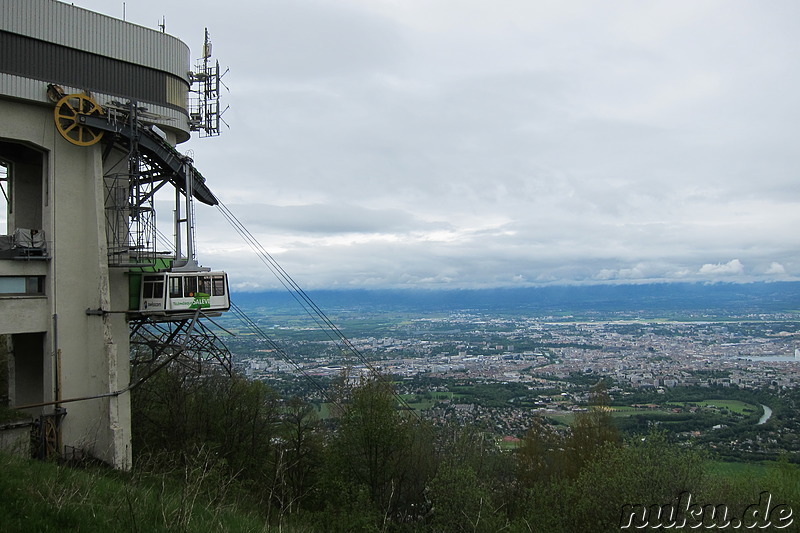 Ausblick vom Mount Saleve in Frankreich