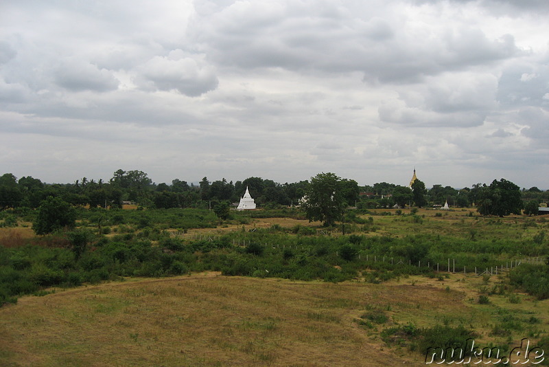 Ausblick vom Nanmyin Watchtower in Inwa bei Mandalay, Myanmar