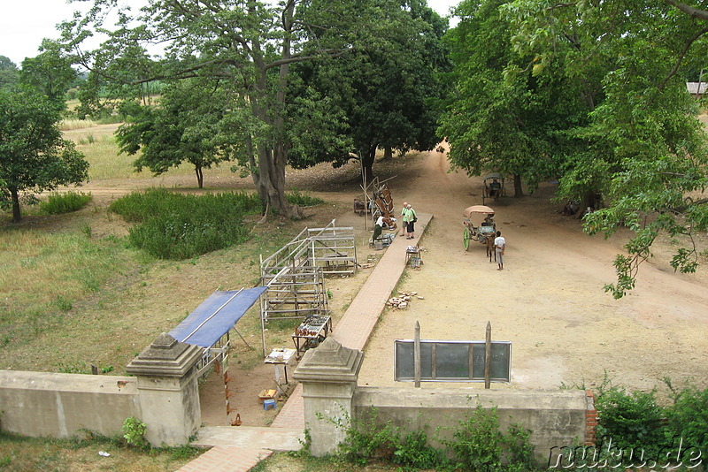 Ausblick vom Nanmyin Watchtower in Inwa bei Mandalay, Myanmar