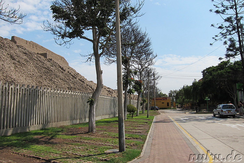 Ausgrabungsstätte Huaca Pucllana in Lima. Peru