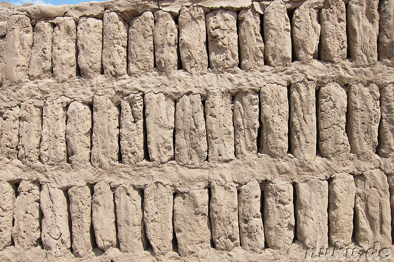 Ausgrabungsstätte Huaca Pucllana in Lima. Peru