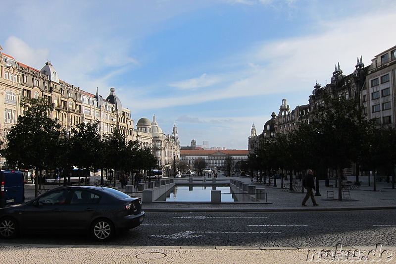 Av. dos Aliados in Porto, Portugal