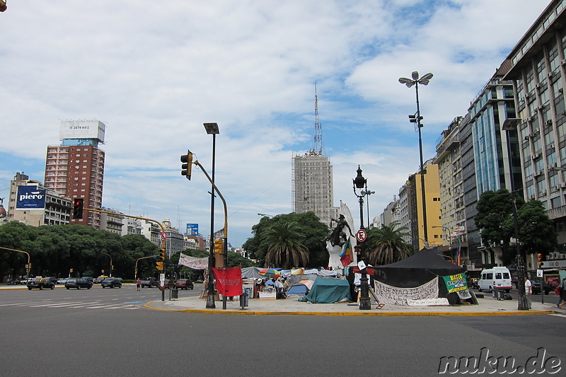 Avenida de Mayo in Buenos Aires, Argentinien