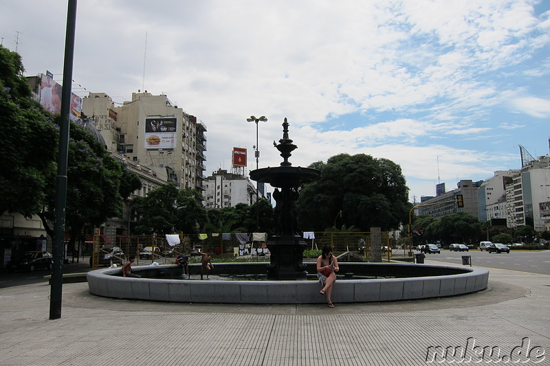 Avenida de Mayo in Buenos Aires, Argentinien