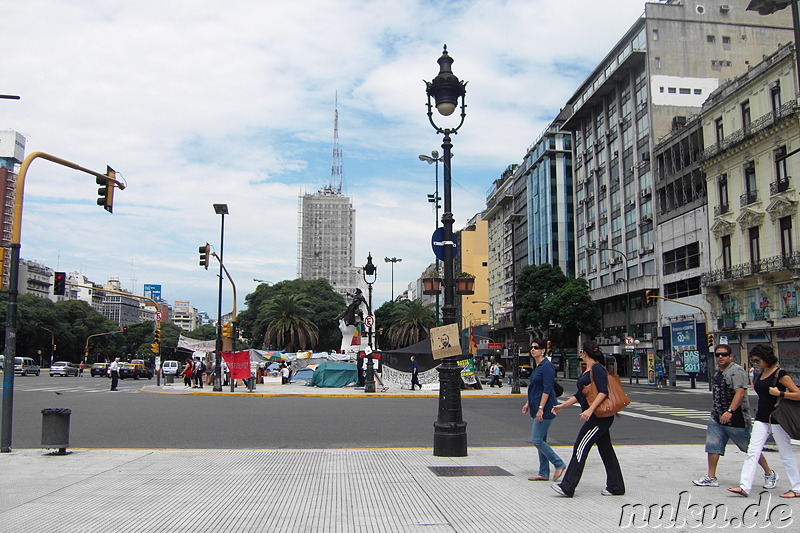 Avenida de Mayo in Buenos Aires, Argentinien