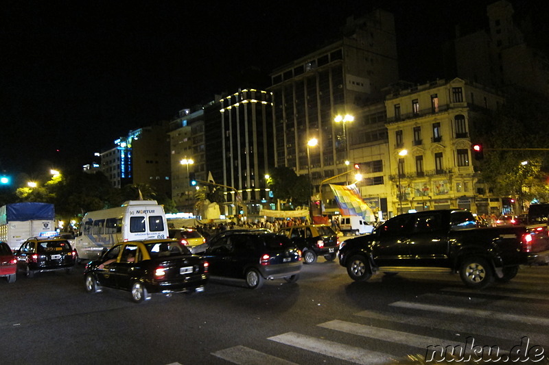 Avenida de Mayo in Buenos Aires, Argentinien