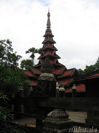 Bagaya Kyaung - Kloster in Inwa bei Mandalay, Myanmar